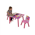 Masuta Fashion Girl cu doua scaunele din lemn MDF  Liberty House